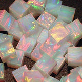White Opal Cubes by Profound Glass