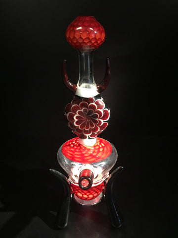 Red Honeycomb Dotstack by K-Von, Reverend Morse, and ShuhBuh