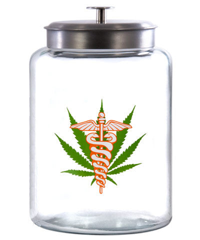 2.5 Gallon Pop-Top Jar by 420 Science (Various Designs)