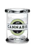 Medium Pop-Top Jar by 420 Science (Various Designs)