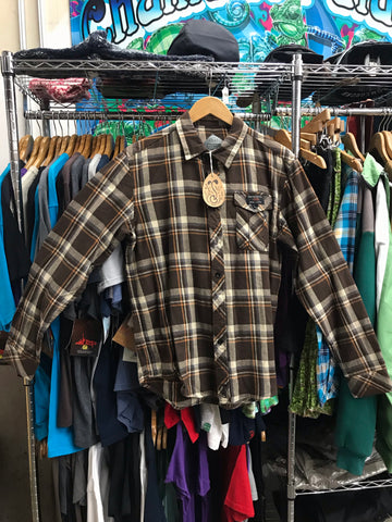 Men's Brown Flannel by Grassroots