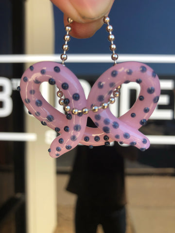 Small Biz Saturday Pink Pretzel by J&C Glass