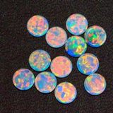 White Coin Opals by Profound Glass