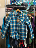 Women's Teal Flannel by Grassroots