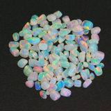 White Tumbled Opals by Profound Glass