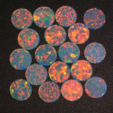 White Coin Opals by Profound Glass